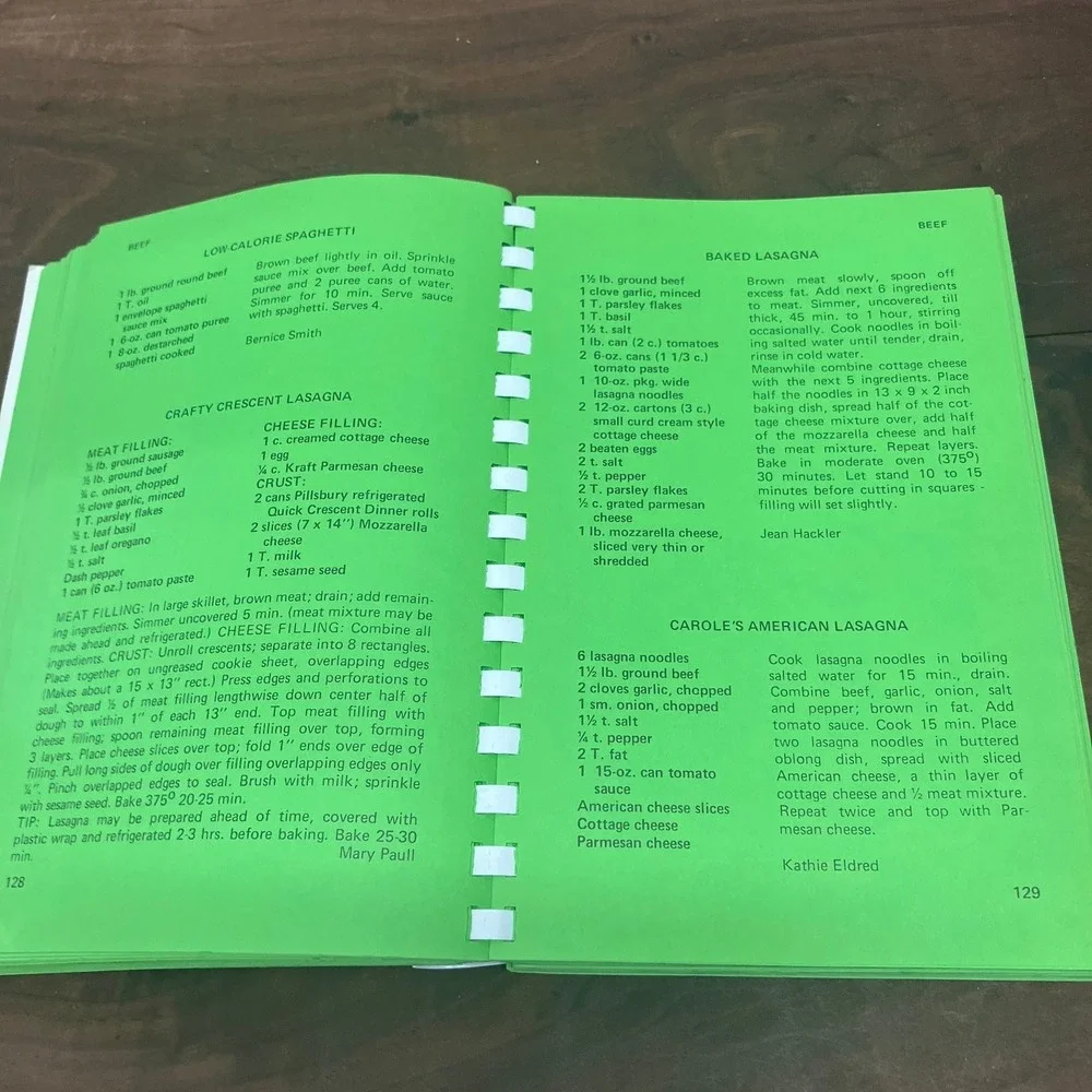 The Asbury Cookbook United Methodist Women 1981 Church Recipes Tulsa Oklahoma